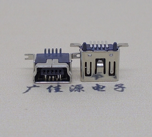 立貼mini usb母座