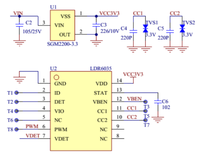 單type-c接口如何實(shí)現(xiàn)可充電可放電