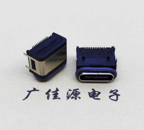 USB3.1防水TYPE-C24P臥式母座